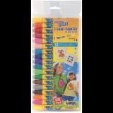 KREUL - JAVANA "Texi Max Medium Sunny" Textil filctoll készlet, 2-4 mm, 18 db (4000798097219)