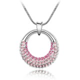 Kristályos nyaklánc medállal