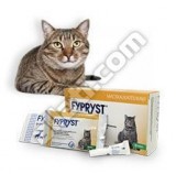KRKA 10db-tól : Fypryst 0,5 ml macska 1 pipetta Hatóanyag: Fipronil , Internettes rendelés esetén .