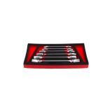 KROFtools Csuklós csőkulcs készlet 8–19 mm, hosszított kivitel, 6 részes (8606)