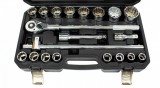 KROFtools Dugókulcs készlet, 21 részes 3/4"-os 12 szögű, 19-50 mm (2122)