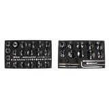 KROFtools Olajcsere-szerszámkészlet 61 részes olajcsere (9717)