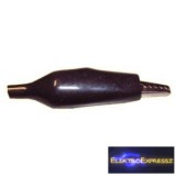 Krokodil csipesz, kicsi, fekete 40mm