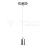 Króm Függeszték Lámpa Fehér (V-TAC)