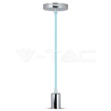 Króm Függeszték Lámpa Lámpa Kék (V-TAC)