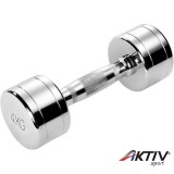 Krómozott kézisúlyzó 4 kg Trendy