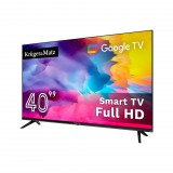 Kruger&Matz 40" FHD Google TV 5.0, DVB-T2/S2/T/C H.265 HEVC Televízió