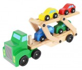 Kruzzel Autószállító játék kamion fából