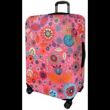 Kufryplus Bőrönd borító Z81 Rózsaszín virágok L (K05000000Z81L)