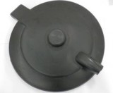 Kukafedél 85 L-es kerek kukához, szürke (11230)