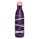 Kulacs duplafalú ARS UNA fém 500 ml Ribbon lila