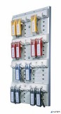 Kulcstartó tábla, fali, 24 kulcs, DURABLE "Key Board", szürke