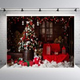 KULPRESS Polyester fotó háttér. Karácsonyi stúdió háttér 210cm x 250cm plsd-369