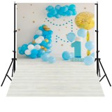 KULPRESS Vinyl háttér fotózáshoz. Egy éves lettem szülinapi stúdió háttér 150cm x 200cm r-841