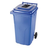 külső hulladéktároló, 240 L - SZELEKTÍV PAPÍR