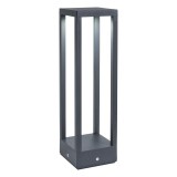 Kültéri Állólámpa, szürke, 3000K melegfehér, beépített LED, 875 lm, Redo Tower 9578