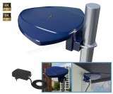 Kültéri DVB-T TV antenna Lakókocsi Hajó antenna CONNECT M21055