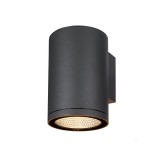 Kültéri Fali lámpa, antracit, 3000K/4000K CCT kapcsolóval, 3100 lm, CRI 90, 38°, SLV Enola L 1003440