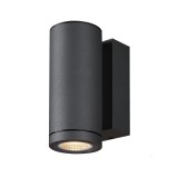 Kültéri Fali lámpa, antracit, 3000K/4000K CCT kapcsolóval, 390 lm, CRI 90, 30°, SLV Enola S 1003422