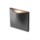 Kültéri Fali lámpa, antracit, 3000K melegfehér, 405 lm, CRI 80, 100°, SLV Vilua S 1002503