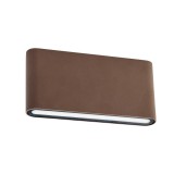 Kültéri Fali lámpa, barna, 3000K melegfehér, beépített LED, 650 lm, Redo Pocket 9055