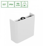 Kültéri Fali lámpa, fehér, 3000K-6500K szabályozható, beépített LED, 150 lm, CRI >90, 45°, SPECTRUM LED SLIP007016