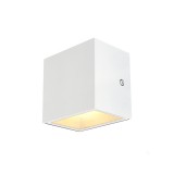 Kültéri Fali lámpa, fehér, 3000K melegfehér, 1120 lm, CRI 80, 105°, SLV Sitra Cube 1002033