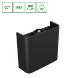 Kültéri Fali lámpa, fekete, 3000K-6500K szabályozható, beépített LED, 150 lm, CRI >90, 45°, SPECTRUM LED SLIP007015