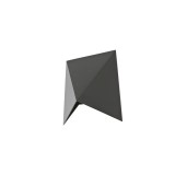 Kültéri Fali lámpa, fekete, 3000K melegfehér, beépített LED, 550 lm, Redo Kiko 9518