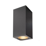 Kültéri Fali lámpa, lefelé és felfelé világít, antracit, 3000K melegfehér, 2130 lm, CRI 80, 24°, SLV Big Theo 234515