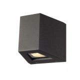 Kültéri Fali lámpa, lefelé és felfelé világít, antracit, 3000K melegfehér, 740 lm, CRI 90, 80°, SLV Out Beam 229665