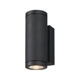 Kültéri Fali lámpa, lefelé és felfelé világítás, antracit, 3000K/4000K CCT kapcsolóval, 570 lm, CRI 90, 30°, SLV Enola S 1003424