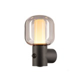 Kültéri Fali lámpa, mozgásérzékelővel, antracit, 3000K/4000K CCT kapcsolóval, 560 lm, CRI 80, SLV Ovalisk 1004679