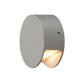 Kültéri Fali lámpa, szürke, 3000K melegfehér, 125 lm, CRI 80, SLV Pema 231012