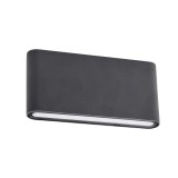 Kültéri Fali lámpa, szürke, 3000K melegfehér, beépített LED, 650 lm, Redo Pocket 9054