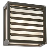 Kültéri Fali lámpa, szürke, E27, Redo Brick 9894