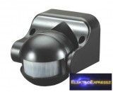 kültéri infra mozgásérzékelő fekete 1200W