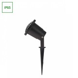 Kültéri Kültéri leszúrható lámpa, fekete, GU10, SPECTRUM LED SLIP012013