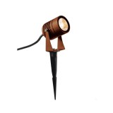 Kültéri Leszúrható lámpa, rozsda, 3000K melegfehér, 400 lm, CRI 80, 40°, SLV LED Spike 1002203