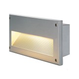 Kültéri Süllyesztett lámpa, szürke, E14, SLV Brick 229062
