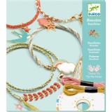 Kumihimo karkötők, ékszerkészítő készlet (DJECO, Bracelets)