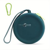 Kutyacsemege tasak, hordozható szilikon kutyaeledel tasak zsinórral és horoggal