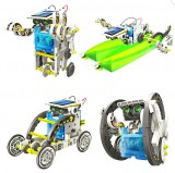 kütyübazár 13 az 1-ben napelemes robot