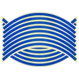 kütyübazár 16 db Tuning felni csík kék