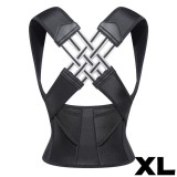 kütyübazár Állítható tartásjavító Fekete XL