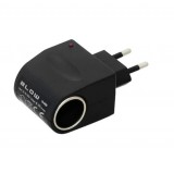 kütyübazár Fali hálózati szivargyújtós adapter  230V-12V átalakító