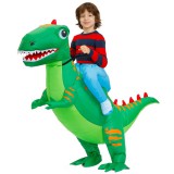 kütyübazár Felfújhatós gyermek jelmez Zöld T-rex