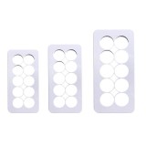 kütyübazár Geometriai tortadíszítő forma Kör (3 db)