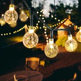 kütyübazár Hangulatos, vilagító füzér - 20 db gömbbel