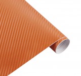 kütyübazár Karbon fólia, autófólia (127 x 15 cm) Narancssárga